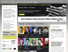 Tablet Screenshot of fac-metiers.fr